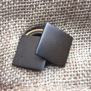 Vintage Matte Square Simple Mulberry Cufflinks Cuff Links